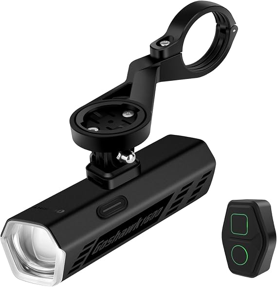 OLIGHT Goshawk 1600 Underneath Mounted Rechargeable Bike Light, 1600 Lm and 580ft Max Throw Waterproof Bicycle Headlight with Type-C, Remote Control, High&Low Beam Modes for Mountain and Urban Riding