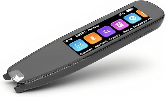 Language Translator Pen, AI Smart Translation with 3 in Screen, 134 Online Voice Translations, Real Time Portable Scan for Business, Learning, Travel