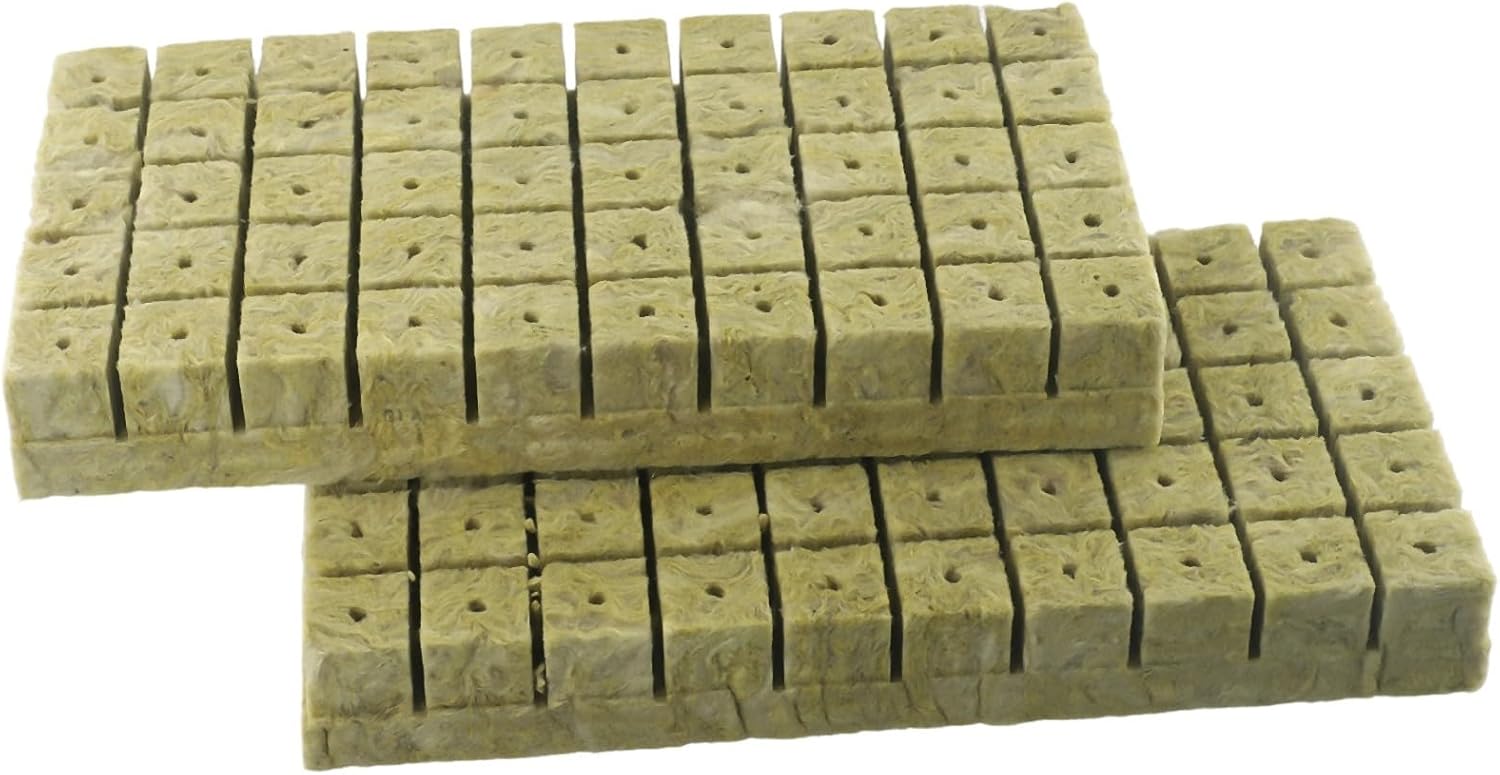 100 Pcs Rock Wool Cloning Cubes for Efficient Production Grow Starter Cubes rock cubes100pcs