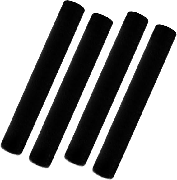 Boao 4 Pack Sheepskin Seat Belt Cover Shoulder Pad