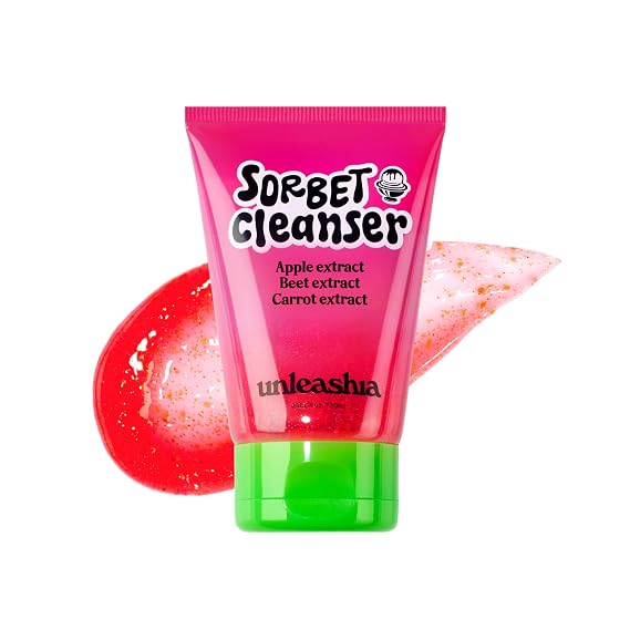 UNLEASHIA ABC Sorbet Cleanser, Hydrating, Pore Deep Cleansing, Face Wash | Unclogs pores and dissolves blackheads. BHA and PHA gently exfoliate without drying out sensitive skin