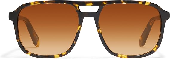 QUAY On the Fly Polarized Unisex Aviator Sunglasses, UV Protection, Oversized Fashion Accessories for On The Go Lifestyle