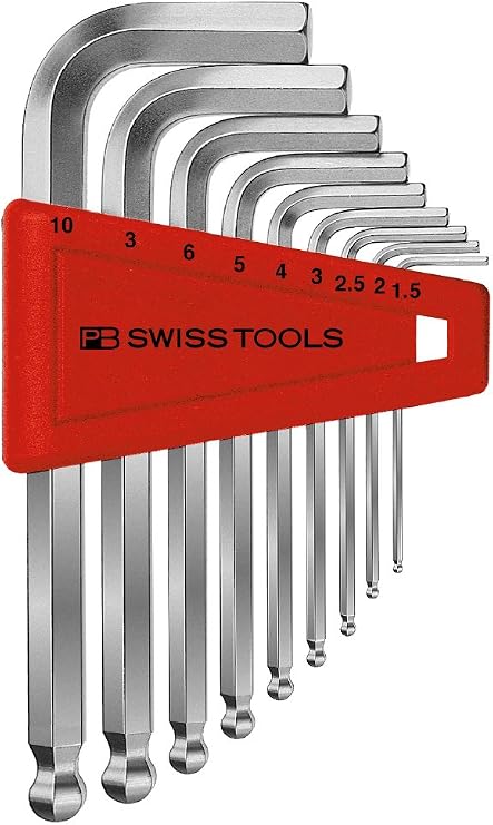 PB Swiss Tools PB 212H-10 Ballend hex set