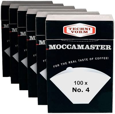 Technivorm #4 Filters Pack of 6, White