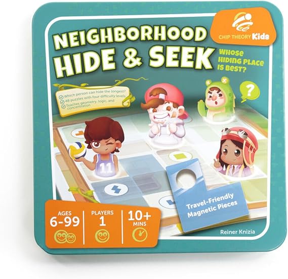 Chip Theory Games Kids: Neighborhood Hide & Seek Fun, Engaging Hide and Seek Game for Kids
