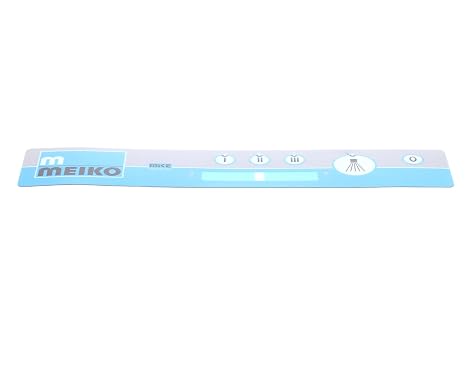 Meiko 9537365 Touch Panel Keyboard