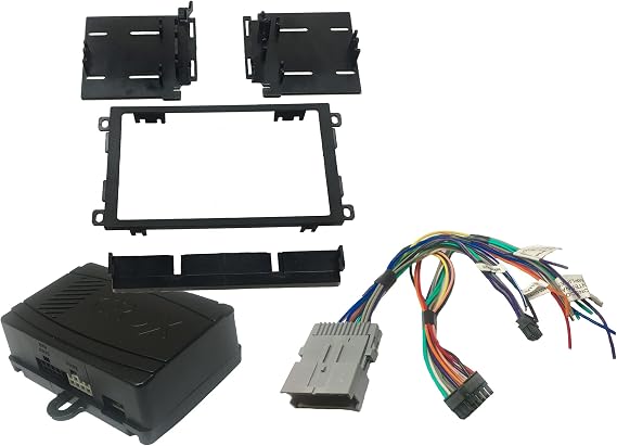 CRUX DKGM-C2D Radio Replacement with Double DIN Dash Kit for GM Class II Vehicles 2002-2013