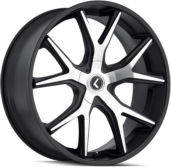 KRAZE SPLTZ KR146 26" Inch 5x115/120 Wheel Rim 26x10 +18mm Black MACHINED