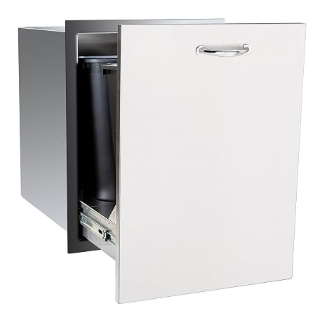 20-Inch 2-Bin Trash | Recycling Drawer