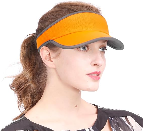 Lightweight Sun Visor Cap for Running and Sport - Unisex Adjustable Golf Tennis Hats