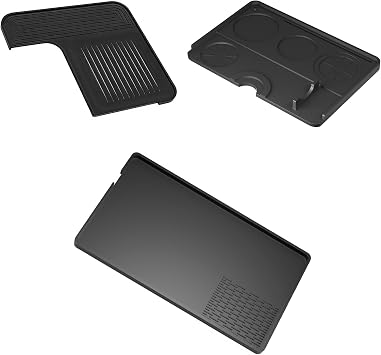 3-in-1 Silicone Coffee Maker Mat for Ninja Luxe ES601 & ES701 24"x16" Coffee Silicone Mat Compatible with Ninja Luxe Cafe Accessories