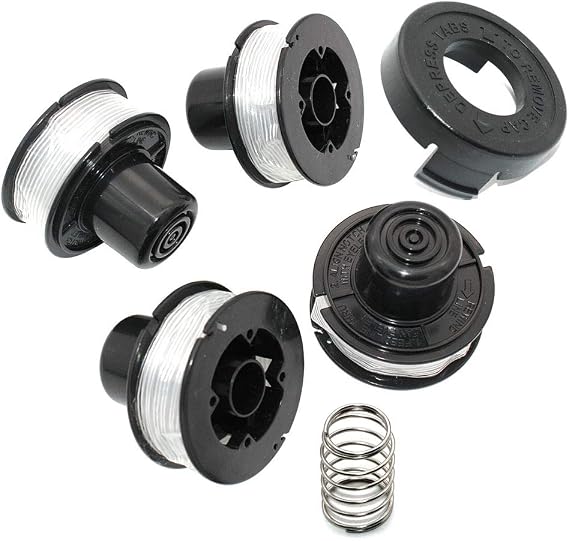 Spool and Line Bump Feed Fits Black and Decker GL250 GL310 GL360 GLC500 82300 82310 82312 CST500 CST800 GE600 GE800 GLC12 GL250 GL310 GL360 GLC500 ST200 ST300 ST400 ST1000 RS-136