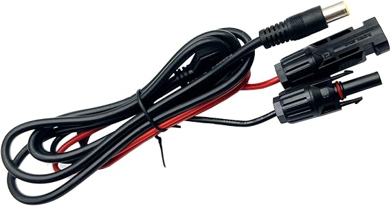 Solar Panel Adapter Connectors to DC 7.9mmx0.9mm Adapter Cable for Solar Portable Power Station