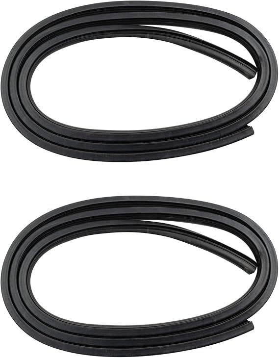 Rubber Door Weatherstrip Seals Pair Set Kit for 73-91 Chevy GMC Pickup Truck