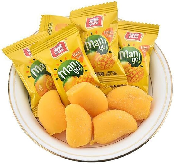 Mango Flavored Soft Candy Individual Package Children's Fun Candy Chewy Sweets Multipack 200g