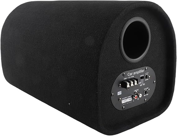 12V Car Subwoofer Bass Speakers Audio Amplifier for Car Audio Modification – High Power, Attractive Design, Easy to Install