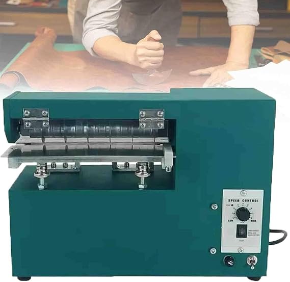 Electric Leather Cutting Machine, Leather Skiver Machine Strap Slitter Cutting Tool, Shoe Bag Leather Strap Cutter Machine