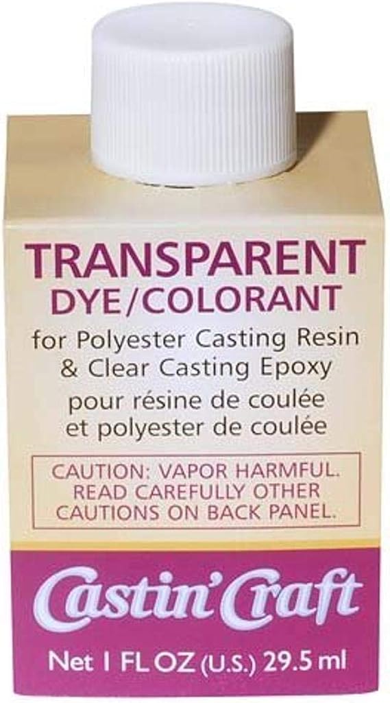 Environmental Technology 1-Ounce Casting' Craft Transparent Dye, Blue