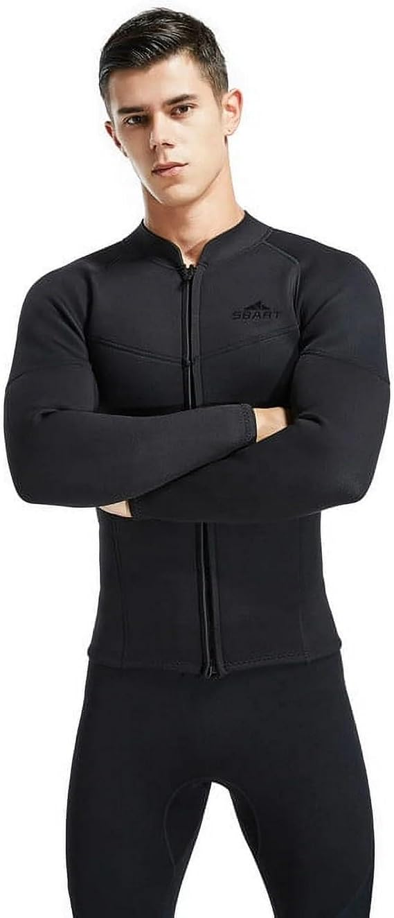 Wetsuits Pants Long 3mm Neoprene Top Jacket Keep Warm for Water Sports Surfing Swimming Snorkeling