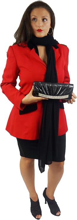Cashmere Shawl/Cashmere Scarf/Scarves/Stole/Wrap/Sweater (BLACK)