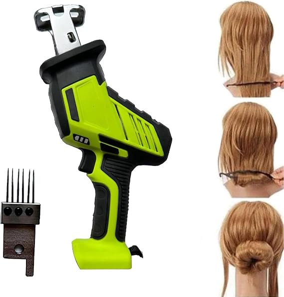 Wig Hair Transplant Machine,Handheld Braiding Machine,Can Braiding Synthetic Hair Hair 1000W Wig Hair Transplantation Machine, Rechargeable for Wigs Making Display