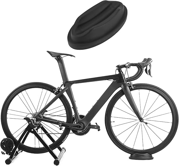 Bike Trainer Front Wheel Block, Bike Front Wheel Riser Block Stationary Bike Holder Cycling, Anti-Slip and Wear-Resistant for Indoor Bicycle Training Bike Trainer Stand