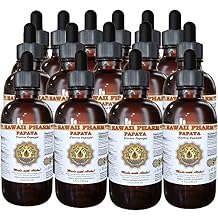 Papaya (Carica papaya) Liquid Extract, Tincture, Herbal Supplement, Hawaii Pharm, Made in USA, 15x4 fl.oz