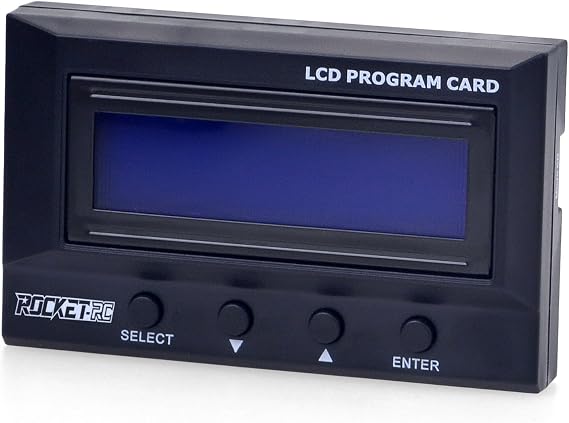 SurpassHobby Multifunction LCD Program Box Card Compatible with Surpass Hobby 160A Brushless ESC