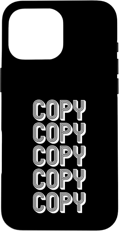 Copy Case for iPhone 16 Pro Max