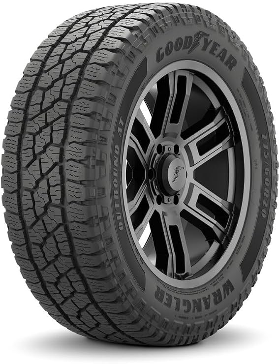 Goodyear Wrangler Outbound At LT245/75R17 121R All- Season Tire | Light Truck All Terrain All Season Traction 121/118R Rated E (10 Ply) Radial Construction Black Sidewall Tire
