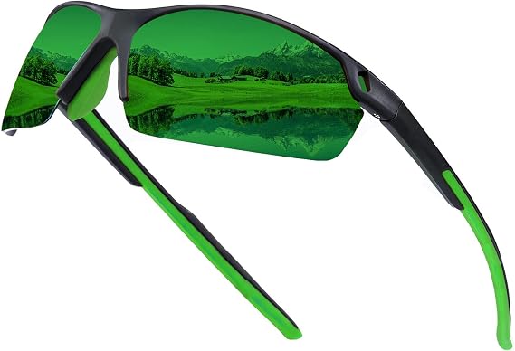SKYWAY Polarized Sunglasses for Men Women, Wrap Around Sports