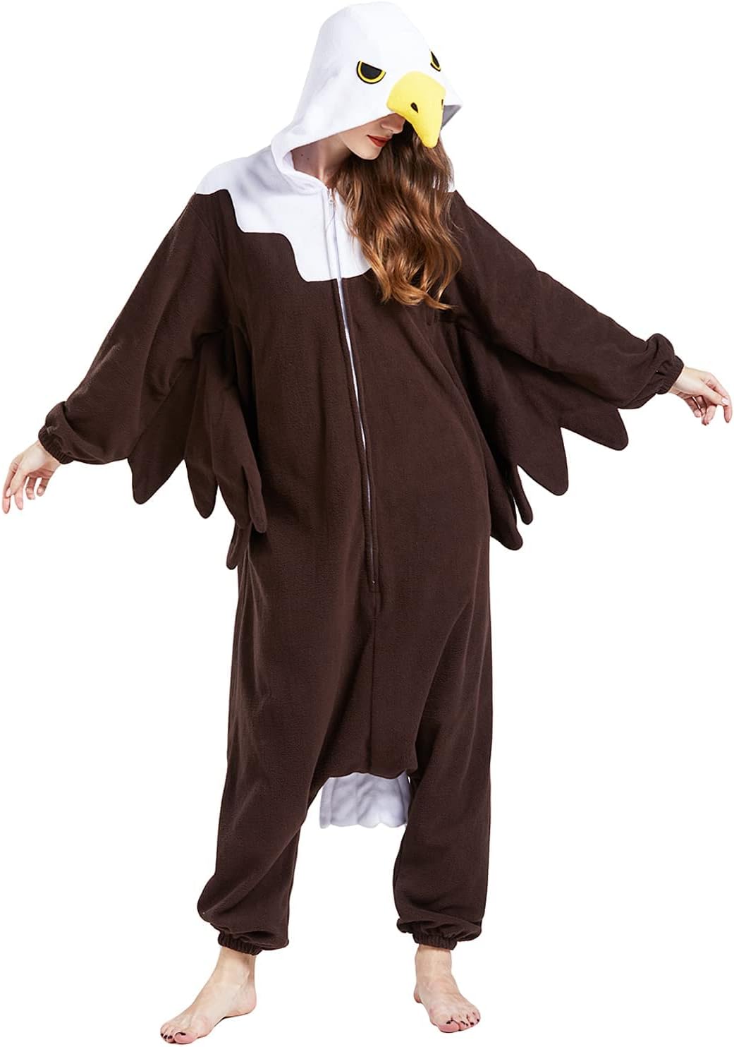 SAMGU Adult Onesie Animal Halloween Cosplay Costume One Piece Pajamas for Women and Men