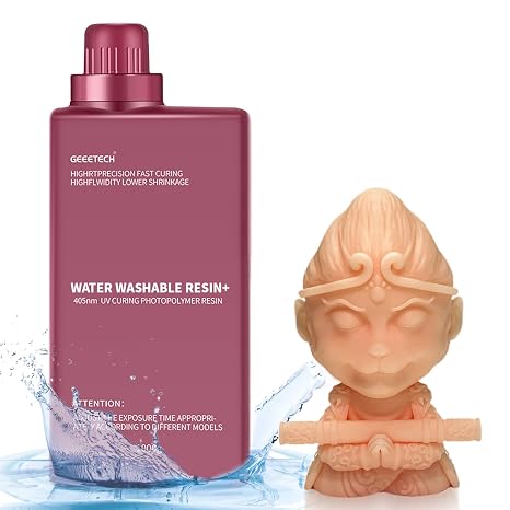 GEEETECH Upgraded Water Washable Resin+ (Skin Colour,1000g)