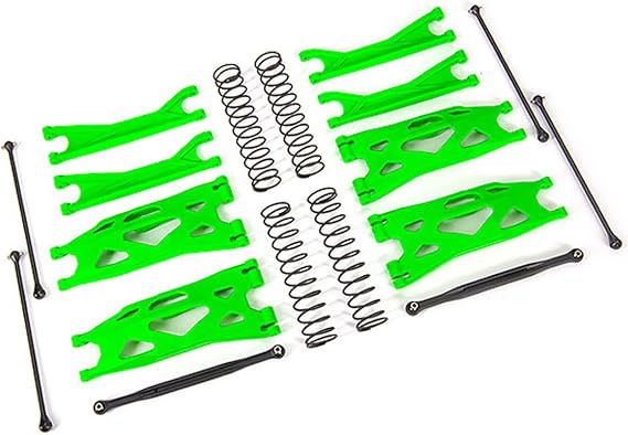 Traxxas 7895 Black Suspension Kit: X-Maxx WideMaxx (Green)