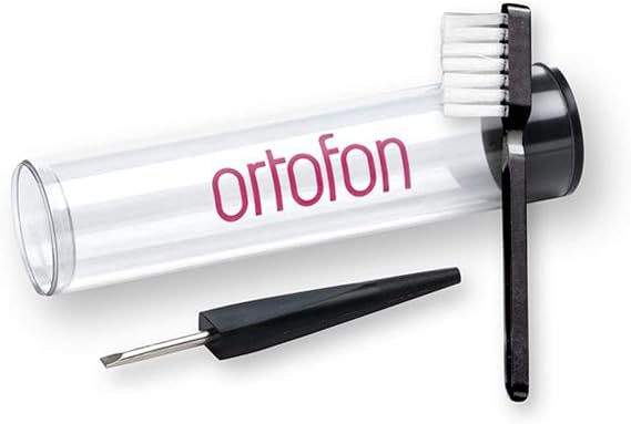 Ortofon DJ Maintenance Set with Bristle Brush and Cartridge Screwdriver | Universal maintenance kit with bristle brush and cartridge screwdriver for cleaning, calibration and performance