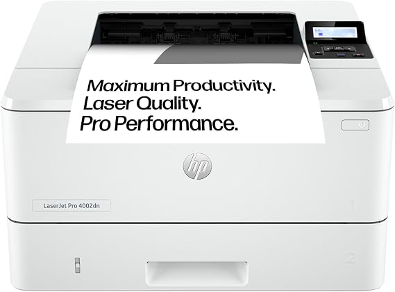 HP Laserjet Pro 4002dn Laser Printer | Black and White | Printer for Small Medium Business | Print | 2-Sided Printing | Ethernet | Energy Efficient | Strong Security