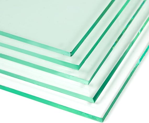 Fab Glass and Mirror Custom Glass Panels Cut to Size - 1/4"-1/8"-3/16"-5/32" Clear Tempered or Annealed with Flat Edge - Replacement Glass for Table Tops, Shelves, Windows, Shower Door