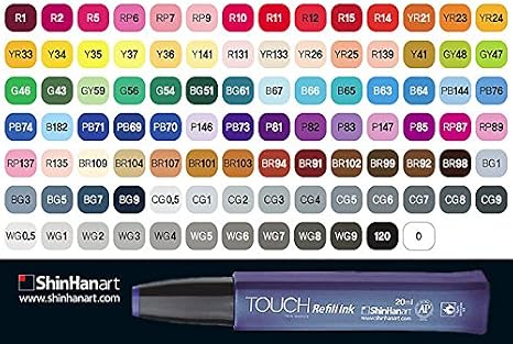 ShinHan Touch Twin Marker Refill Ink R131 Skin White