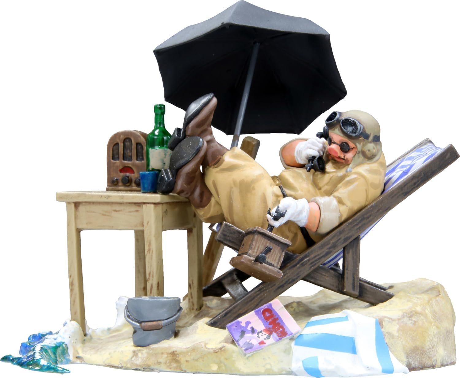 Fine Mold Studio Ghibli Vignette Collection No.1 Porco Rosso Porco at the Hideout Non-scale Plastic Model GV1 Molded Color