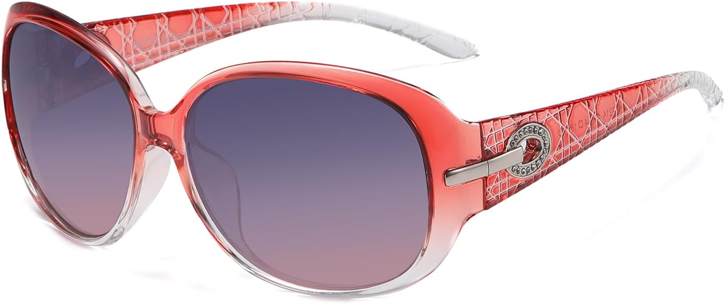 DUCO Classic Sunglasses for Women polarized womens sunglasses 100% UV Protection Shades 6214