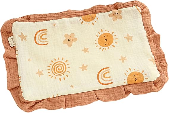 Breathable Soft &amp; Breathable Cotton Pillow For Newborns Comfortable Supportive Headrest Flat Pillow