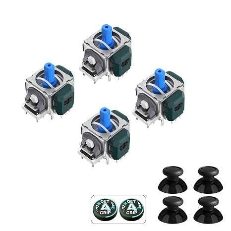 AKNES HallPi V6 TMR Joystick Replacement for Switch Pro Controller | Anti-Drift Stick Repair Accessories for Switch Pro Controller - 2 Pairs