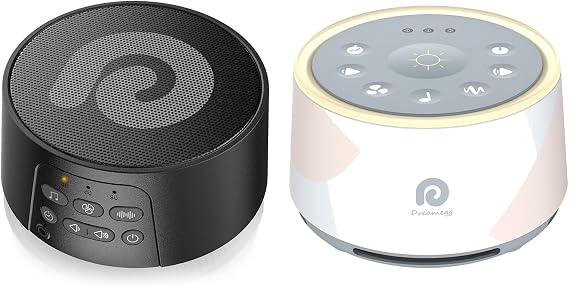 Dreamegg D3 Pro Bundle with D1 Pro Sound Machine, 3-in-1 Baby Soother Sound Machine Night Light, 29 HiFi Sounds, Upgraded Light, Noise Machine for Sleeping & Relaxation for Baby Kids Adults Gift