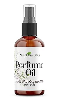 Sweet Essentials Cherry Vanilla | Fragrance/Perfume Oil | 2oz Made with Organic Oils - Spray on Perfume Oil - Alcohol & Preservative Free