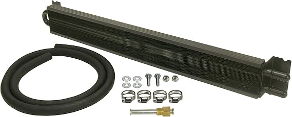 Derale 13224 Frame Rail Transmission Cooler,Black