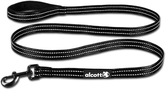 alcott Adventure Dog Leash, Large, Black