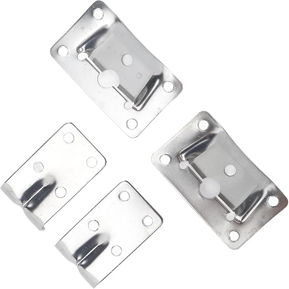 Marine Grade Table Bracket Stainless Steel Support Rod for RV Yachts Homes Pair of Brackets for Removable Table with Multiple Usage for Desk Shelf Bunk Storage