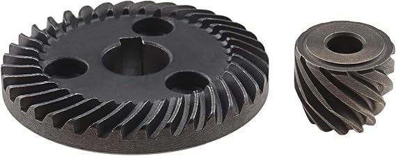 36-Teeth Gear 11 Tooth Spiral Bevel Pinion Set Metal Compatible With Makita 9553-9555 9557 9558 Angle Grinder Electric Tool Replacement Part