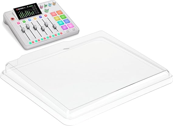 Upgraded Dust cover for RodeCaster pro 2, suitable for RodeCaster pro ii case, prevents dust from entering, transparent color