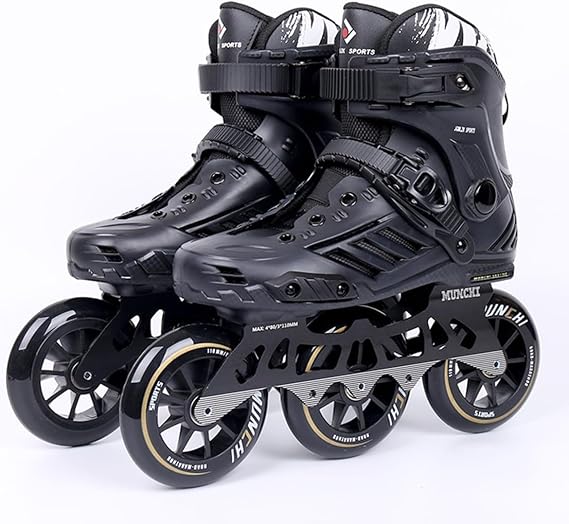 Inline Skates with 110mm Wheels, High Performance Professional Racing Skating Boots, Removable Washable Inner Lining for Adults and Teens